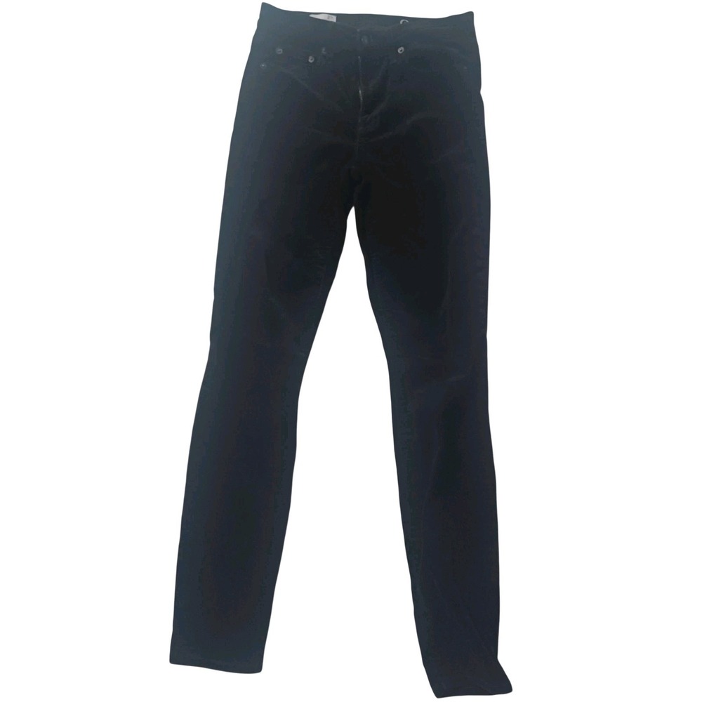 Gap Pants Womens 27 Black Corduroy True Skinny Modern Stretch‎ Gap 1969 Casual